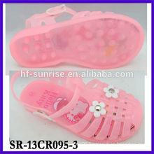 SR-13CR095-3 (1) kids plastic jelly sandals chldren pvc sandals fashion china wholesale children jelly sandals